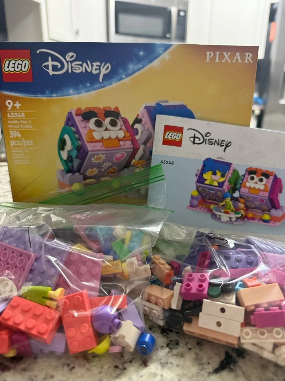 RETIRED LEGO Disney Pixar Inside Out 2 Mood Cubes 43248 Retired Complete w/ Box